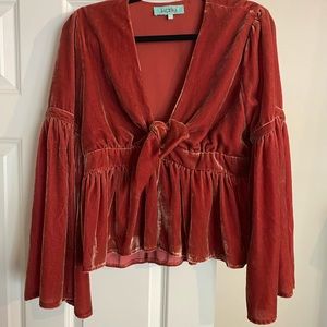 Karlie velvet top